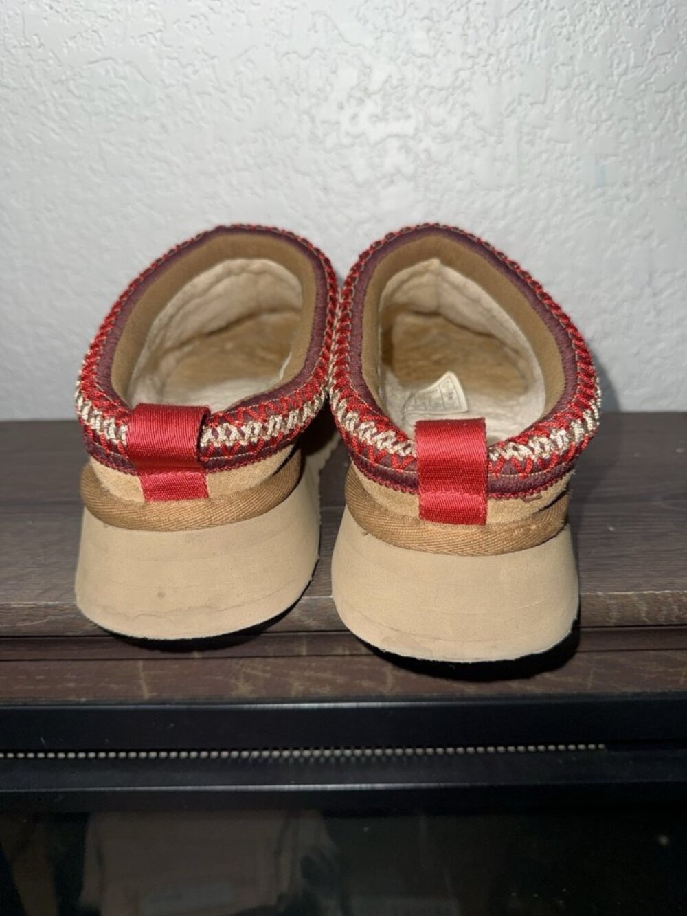 Ugg Tazz II Platform Slippers Chestnut Women’s US 7EU 38 Authentic - Picture 2 of 8